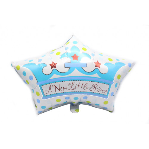 փուչիկ ֆոլգա 25հ-ոց A New Little Prince & Princes թագ 85*94սմ