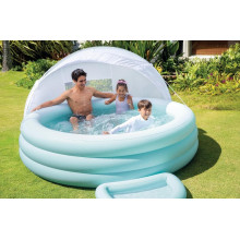 Intex 57195 Մանկական փչովի լողավազան «Canopy Lounge» 277x221x137սմ ծածկով, 830 լիտր, 3+ տարեկան