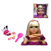 Տիկնիկ Fashion hairstyle տուփով կիսամարմին իր զարդարման աքսեսուարներով, մոդել 