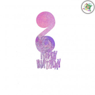 Թղթե կախովի զարդ 6հ-ոց Happy Birthdey