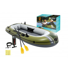 Intex 66332 Փչովի նավակ «Seahawk 2» 236x114x41 սմ, թիեր, պոմպ, մինչև 240 կգ
