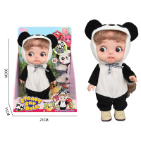 Տիկնիկ պանդայի հագուստով, բաց տուփով Staary shy doll 