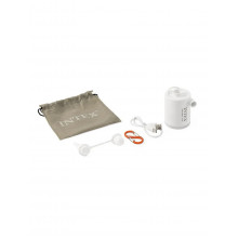 Intex 66647 3.7V էլեկտրական պոմպ՝ մարտկոցով, USB լիցքավորիչով, լույսով և 2 հավելվածով