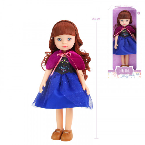 Տիկնիկ Little Milly տուփով արքայադուստր Աննա 33սմ-ոց, էմալապատ  /enamel Princess Anna doll/ 91065-G