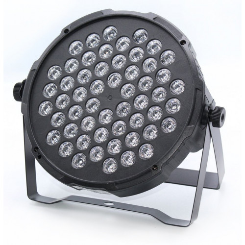 Բեմային առաստաղային լույս 54LED*1.5W լամպերով, գերամուր պլաստիկ + DMX 