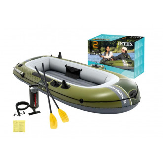 Intex 66332 Փչովի նավակ «Seahawk 2» 236x114x41 սմ, թիեր, պոմպ, մինչև 240 կգ