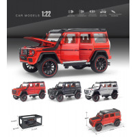 Մեքենա Mercedes-Benz G500 մետաղե մոդել 1։22 մաշտաբի 3-գույն ձայնային և լույսային էֆեկտներով