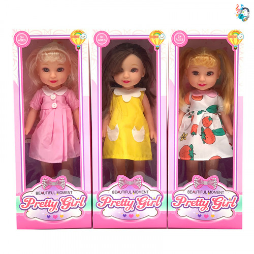 Տիկնիկ Pretty Girl 3-ոճի հագուստով երաժշտական 