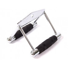Մարմնամարզական թամբաձև մետաղե բռնակ ուժային վարժութունների համար 19սմ*14,5*12սմ սև բռնակով 