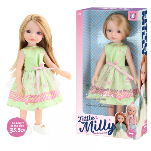 Տիկնիկ Little Milly 36սմ-ոց նորաձև վինիլային տիկնիկ 