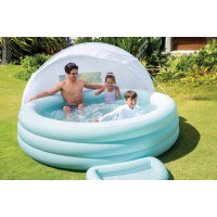 Intex 57195 Մանկական փչովի լողավազան «Canopy Lounge» 277x221x137սմ ծածկով, 830 լիտր, 3+ տարեկան