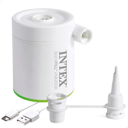 Intex արագ լցնող USB200R օդային պոմպ, չափսերը՝ 8x7x8  սմ